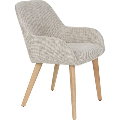 Housecraft Living Loua Eetkamerstoelen Beige/ Bruin - Set van 2