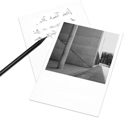 10-delige set ansichtkaarten München in polaroid-look - DIN A6 staand formaat - motief: Pinacotheek der Modern