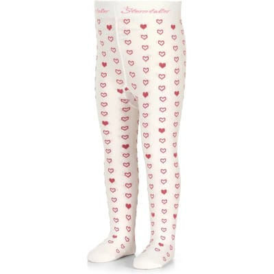 Meisjes panty met hartjespatroon Sterntaler
