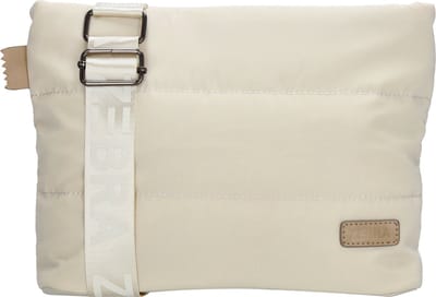Zebra Trends Elske Crossbody Schoudertas - Trendy Puffer Dames Tas - Crème