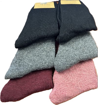 Marco Rossi Wollen thermo sokken - Dames sokken - Warme sokken - Thermo sokken - Kerst sokken - Mix kleur - Maat 35-38
