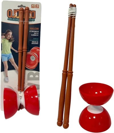 Diabolo spel - Jongleerset - Behendigheid oefenen - Robuust en duurzaam - 36 cm - Verschillende kleuren