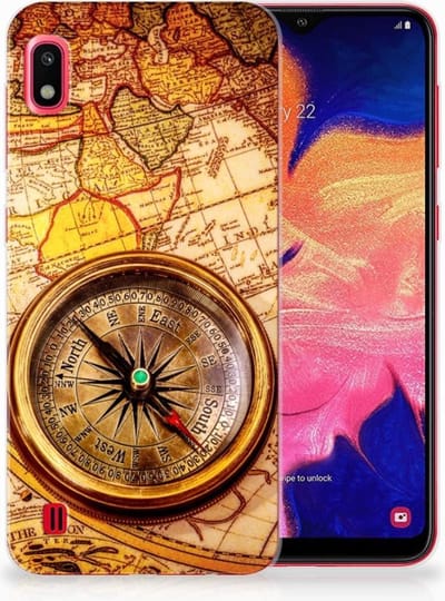 Samsung Galaxy A10 Siliconen Back Cover Kompas