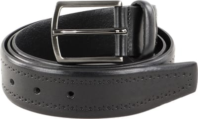 Vanzetti Leren Riem Leather Belt W80 Black Zwart