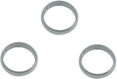 Bull's Shaft Ali Rings 3 mm - 3 stuks - Zilver