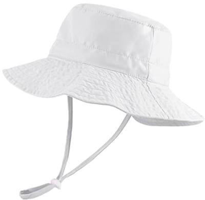 Baby Zonnehoed - Kinderen Zomerhoed - Strand en Zwembad - UPF 50+ Zonbescherming - 7 cm Brede Rand - Unisex
