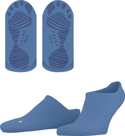 FALKE Cool Kick Noppen op de zool materiaal huissokken unisex blauw - maat 37-38