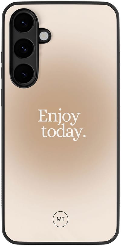 Hoesje geschikt voor Samsung Galaxy S25 FE - Enjoy today - TPU Hard Case Backcover - Multi - Mooie Telefoonhoesjes