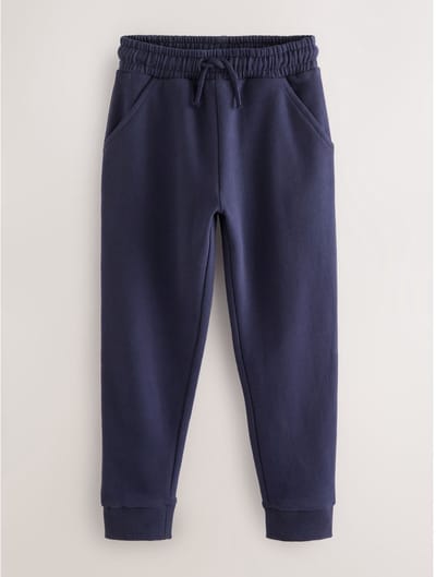 Next - Meisjes - Zachte jersey joggingbroek met normale pasvorm - Blauw