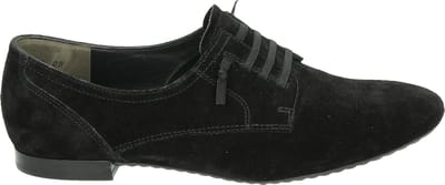 Mephisto Mobils - SILLA VERNIS FRIPE - Dames veterschoenen - Kleur: Zwart - Maat: 38