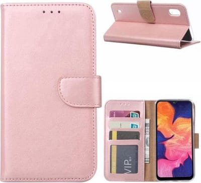 LuxeBass Hoesje geschikt voor Samsung Galaxy A10e (Lite) - Bookcase Rose Goud - portemonnee hoesje - telefoonhoes - gsm hoes - telefoonhoesjes