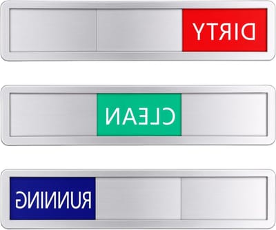 Vaatwasser Magneet Clean Dirty - Krasvrije Magnetische Signalen voor Vaatwassers met 3 Opties en Sticker voor Eenvoudige Schakeling