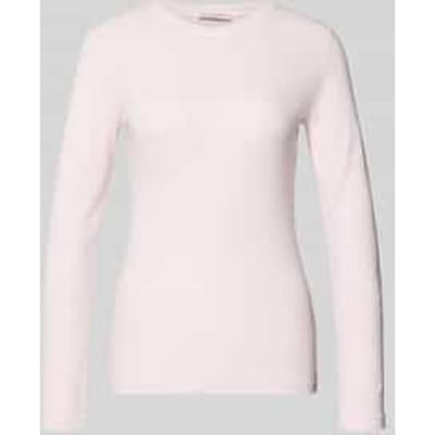 Slim fit shirt met lange mouwen van lyocellmix