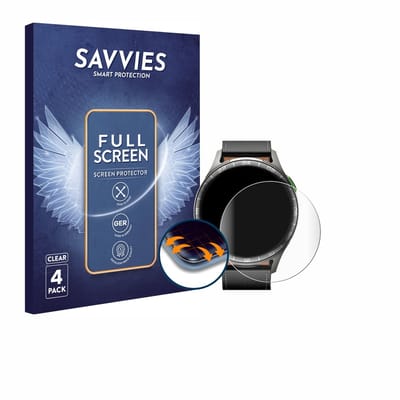 Savvies - Screenprotector voor Infinix XWATCH Pods - Folie Beschermfolie transparant volledig dekking 4 Stuks