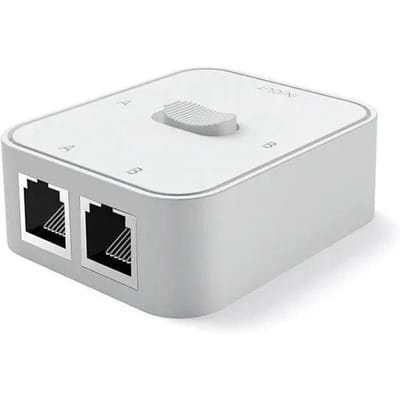 2 Poorten 1000Mbps Gigabit Netwerk Switch Ethernet Adapter Lan RJ45 Splitter Power Free 2-weg adapterconnector
