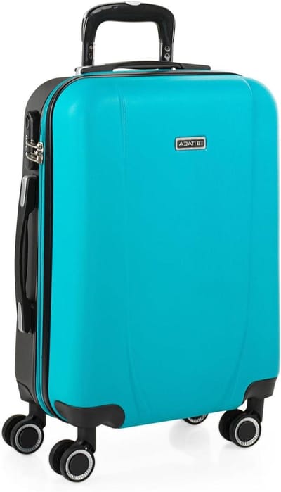 ITACA - Luggage Cabin 55x35x25 - Stylish Valise Cabin 55x40x20, Valise, Valise Grande Taille, Valises, Turquoise-Anthracite