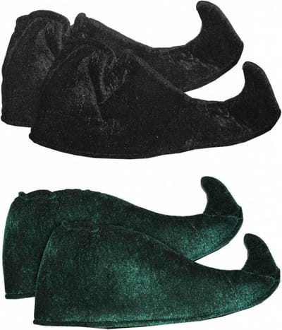Groene elf overschoenen volwassenen