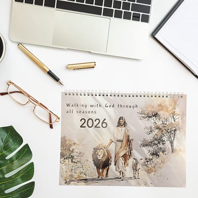 VANDAAG VERZONDEN - Christelijke Kalender 2027 - Bijbelteksten - Bijbel - Jezus Jesus - Christelijk