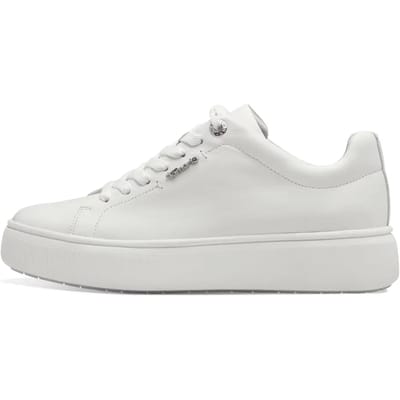 Tamaris Damestrainers 1-23736-42 117 Dames Vegan M2373642 Wit Leer