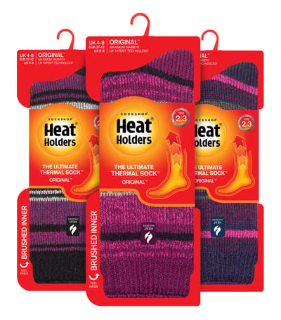 Heat Holders3 paar thermo wintersokken voor dames - Palma