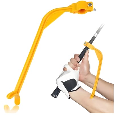 Stripe golf swing corrector geel, swing trainer voor links/rechts