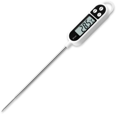 Dailygoods- Vleesthermometer Digitale - Direct Afleesbare Voedseltemperatuursonde - Nauwkeurigheid ±1 °C - Temperatuurbereik -50 °C tot 300 °C - LCD-Scherm - Ideaal voor Koken en Grillen - Keukenthermometer
