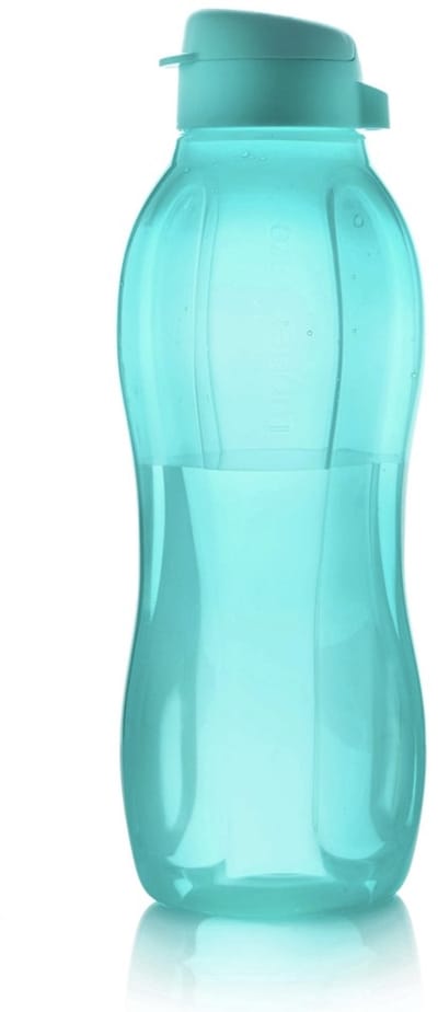 Tupperware Ecofles Plus 1,5 l Turquoise | Grote Drinkfles Waterfles Blauw Groen
