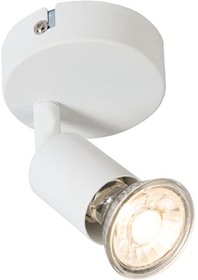 QAZQA jeany - Moderne Plafondspot | Spotje | Opbouwspot - 1 lichts - L 80 mm - Wit - Woonkamer | Slaapkamer | Keuken