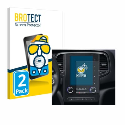 BROTECT - Screenprotector voor Renault Scenic IV RLINK-2 2018 - Folie Beschermfolie matte 2 Stuks