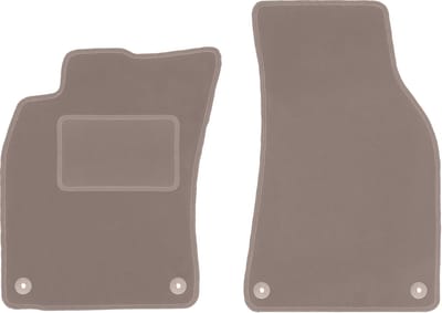 Beige voormatten voor: Audi A6 C6 FL sedan, stationwagen, avant (2006-2011)
