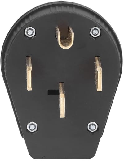 Quadruple NEMA 14-50P Stekker met Rechte Hoek, 4-Pins Power Plug voor 125V/250V Toepassingen