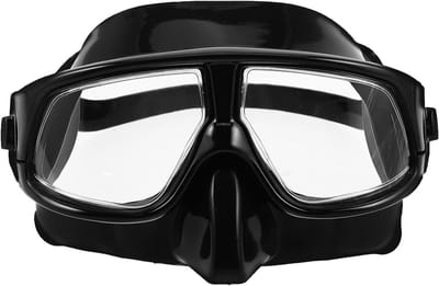 Duikmasker - Snorkelbril Zwemmasker - Onderwater Verkenning - Lekvrij Huidvriendelijk - 20 x 17 x 11 cm - Zwart