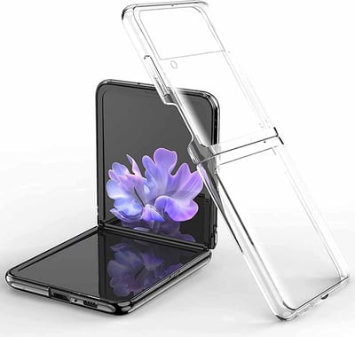 Hoesje Geschikt Voor Samsung Galaxy Z Flip 3 Hoesje Siliconen Shockproof - Hoesje Geschikt Voor Samsung Galaxy Z Flip 3 Transparant Shockproof cover - Hoesje Geschikt Voor Samsung Galaxy Z Flip 3 Case Anti Shock hoesje