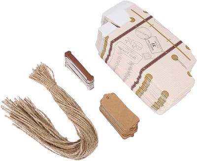 Elegante Mini Koffer Cadeaubox van Karton voor Trouwen en Verjaardagen - 50 Stuks, Perfect voor Snoep en Geschenken