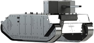 3D Metaal Model - modelbouw - Tank TOG II* - 29 Stukjes - Metal Time