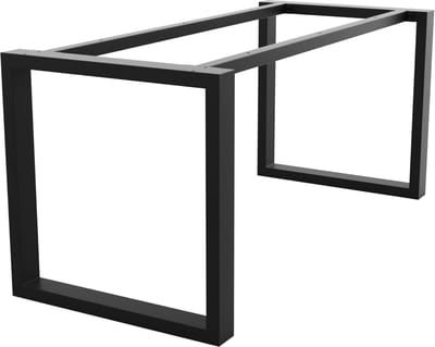 Zware Stalen Tafelpoten voor Moderne Tafels - Trapezium Tafel Frame met Schroeven en Vloerbeschermers