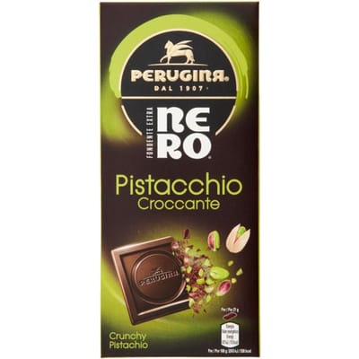 Chocolat noir extra pistache croquante 85g - perugina