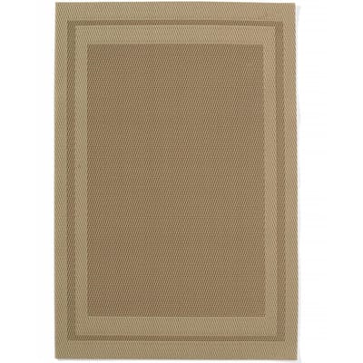 HENDI Set van 6 geweven placemats – antislip – flexibel – beige – 450x300 mm