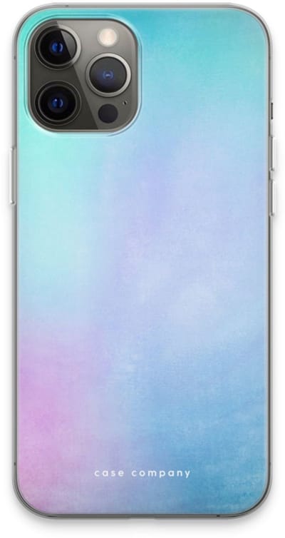 Case Company® - Hoesje geschikt voor iPhone 13 Pro Max hoesje - Mist pastel - Soft Cover Telefoonhoesje - Bescherming aan alle Kanten en Schermrand