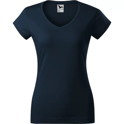 Dames-T-shirt met V-hals Malfini 162