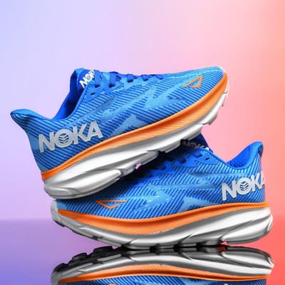 Nouvelles Chaussures de Course à Semelles Épaisses Tendance pour Hommes Maille Respirante Chaussures de Sport Chaussures pour Hommes Marathon Course en Plein Air 39 blue