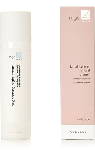 MGC CBD Derma Ageless - Nachtcrème voor een stralende en egale teint - 50 ml - Brightening night cream