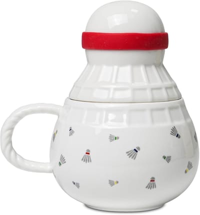 Grappige Voetbal Mok van Keramiek, Cappuccino Kopjes met Deksel en Lepel, Perfecte Voetbal Cadeaus voor Verjaardagen en Feestdagen, 400ml
