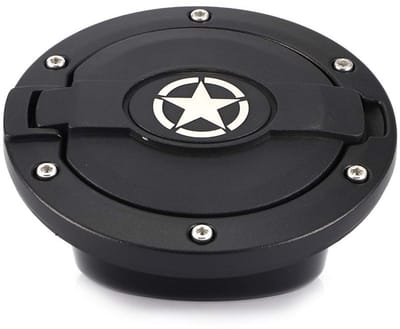 Dailygoods- Brandstofvuller Aluminium - Olietankdop - Star Style - 2/4 Deuren - Schokbestendig - Eenvoudige Installatie - Geen Olielekkage