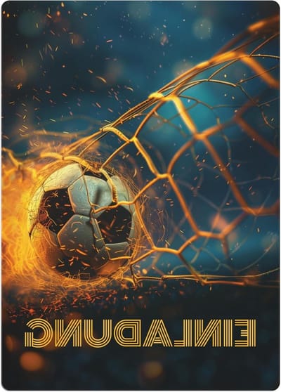 Uitnodigingskaarten Voetbal - Feestkaarten Jongen - Kinderfeest Organiseren - Dynamisch Voetbaldesign - A6 Formaat - Multicolor