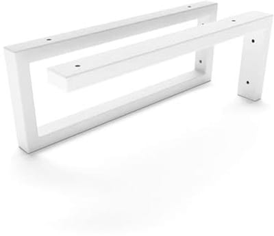 Wastafelhouder 20-45 cm | Opbouwwastafel en wandconsole | Set van 2 - Wit, 30 cm