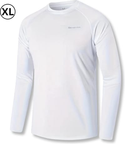 Bovista Rash Guard - Surf Shirt - Zwemkleding - UV Beschermende Kleding - Voor Zwemmen - Surfen - Duiken - Wit - Maat XL