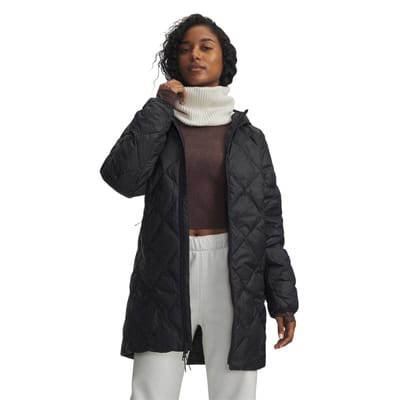 Under Armour Legend-donsparka voor dames (Zwart)