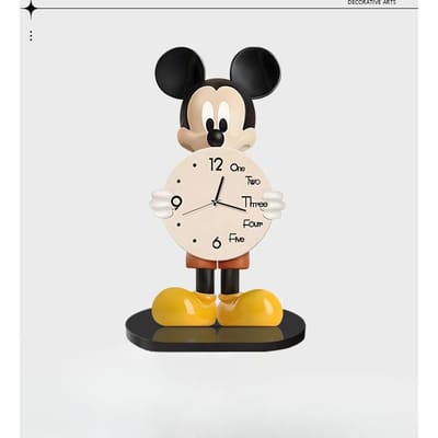 Mickey Ornamenten Licht Luxe High End Huis TV Mickey Mouse Decoraties Woonkamer Modern Kantoor High End Gevoel Other white