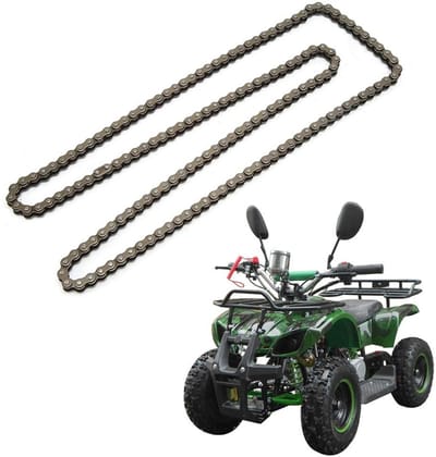 Dailygoods- Ketting Roestvrij Staal Hoogwaardige Sterkte - 158 Schakels - 49 cm Lengte - Geschikt voor Fiets/ATV/Scooter - Eenvoudig te Installeren - Motorfietsketting